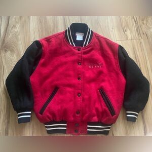 American Girl New York City Girls  Red Varsity Jacket Size Small
